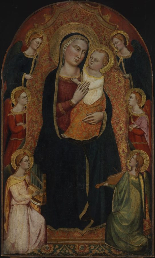 Madonna and Child with Six Angels