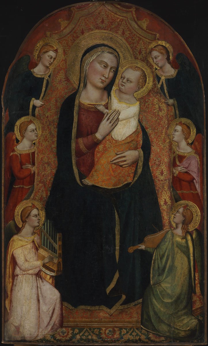 Madonna and Child with Six Angels