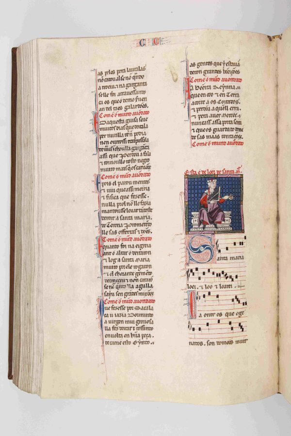 Portative Organ from the Cantigas de Santa Maria