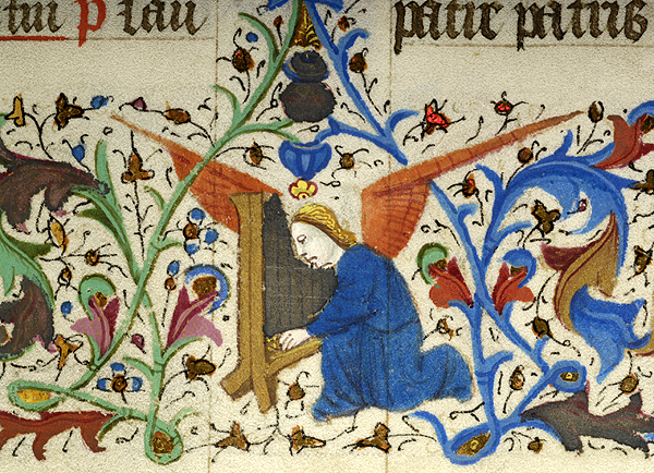 An Angel with a Portative Organ