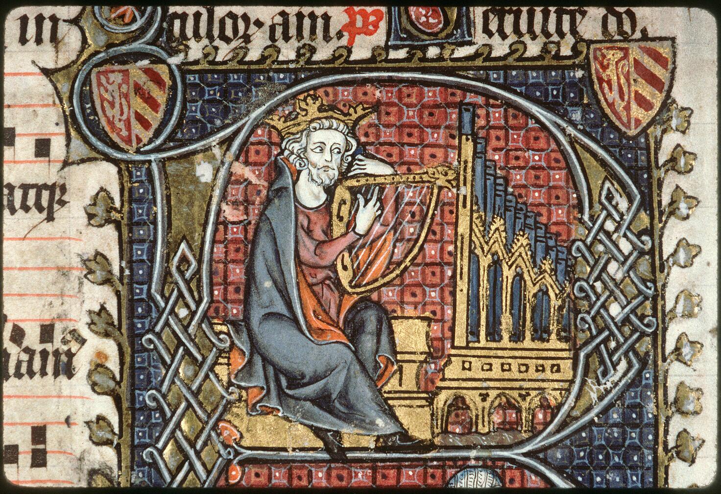 King David Tuning his Harp