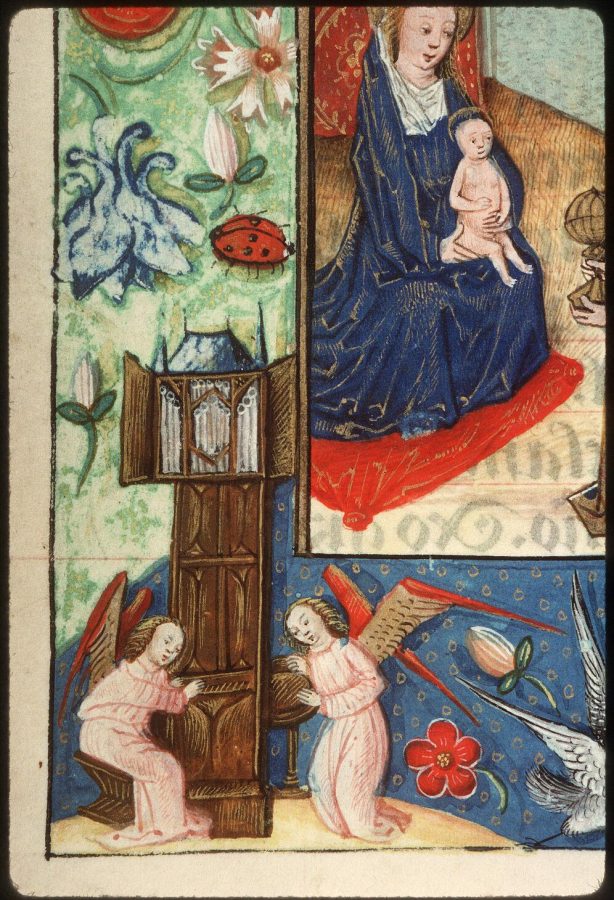 Horae ad usum romanum, Angels Playing an Organ