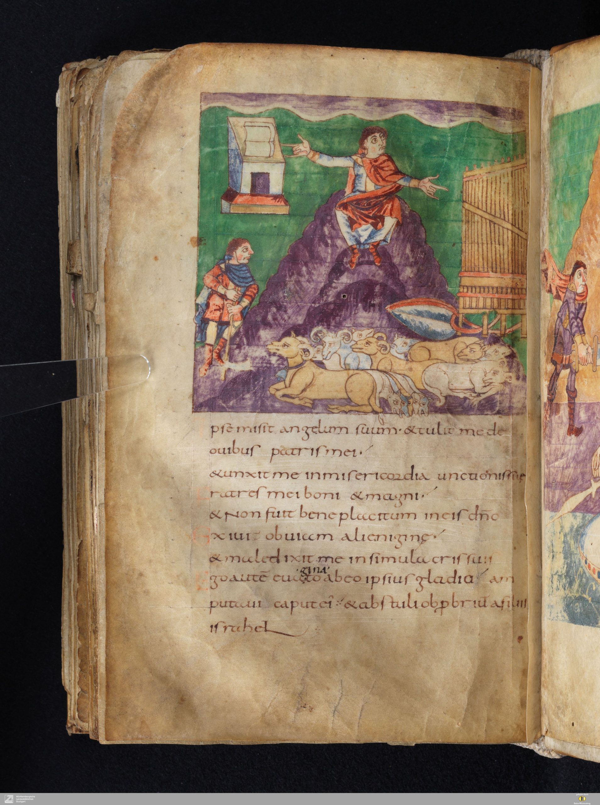 King David Depicted as a Shepherd