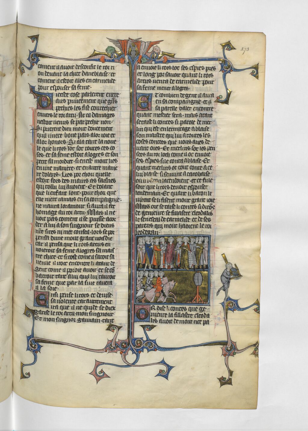 The Story of Merlin (f. 273)