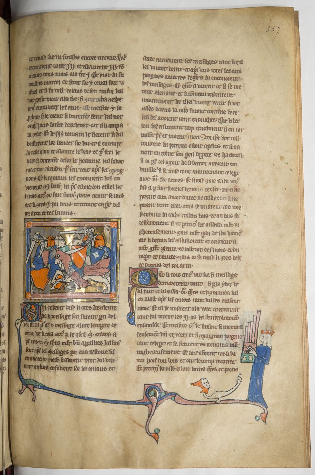 The Story of Merlin (f. 357)