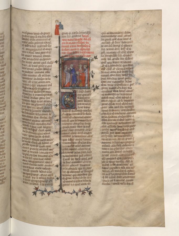 Lancelot of the Lake (Ms. fr. 16999, f. 203)