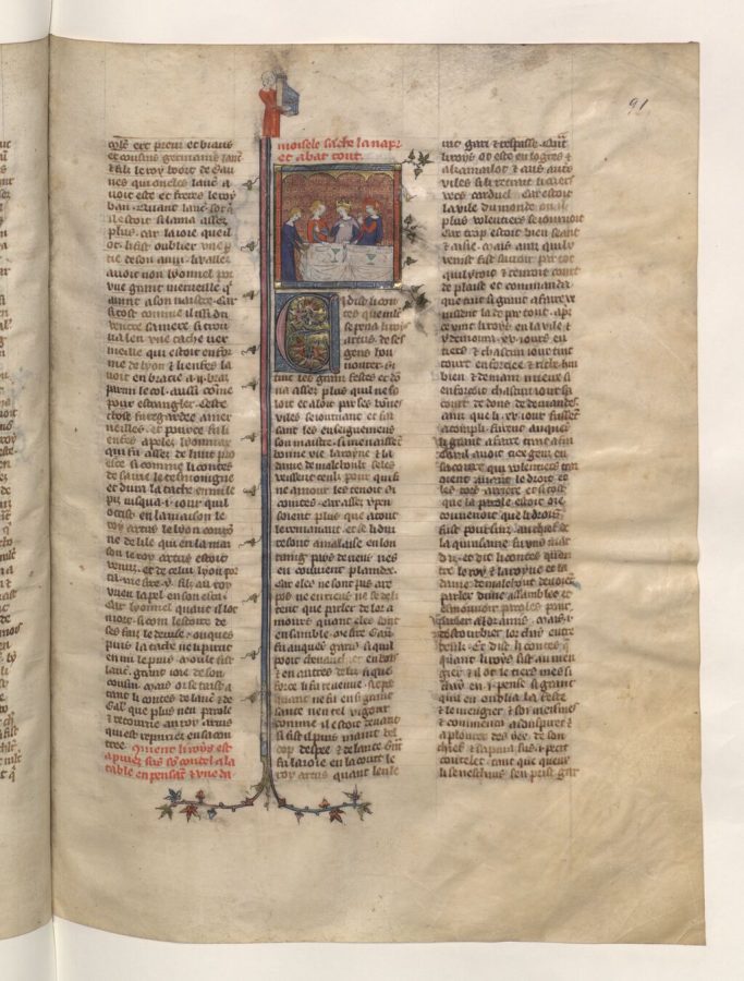 Lancelot of the Lake (Ms. fr. 16999, f. 91)