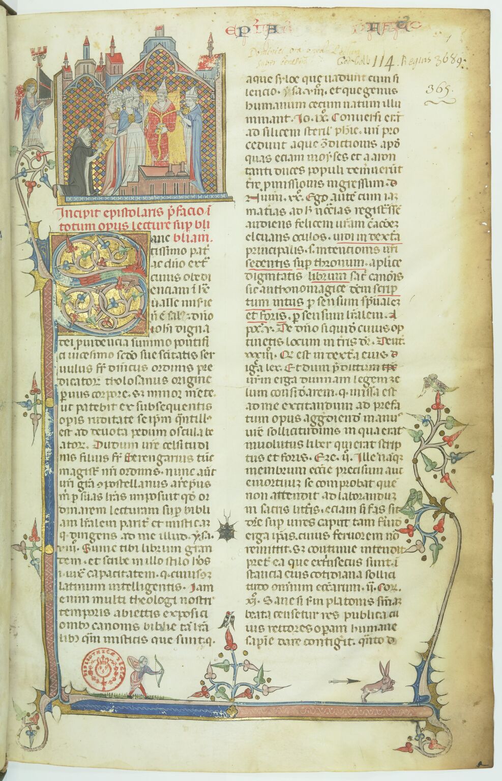Lectura super biblia by Dominicus Grima