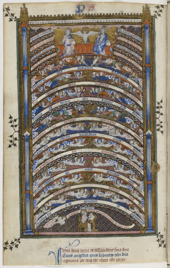 Saint Denis and the Celestial Hierarchy (Ms. fr. 2090)