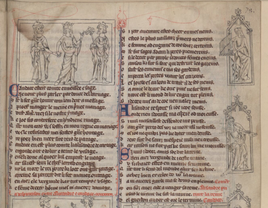 The Romance of All Chivalry by Thomas of Kent (f. 78)